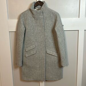 J. Crew Italian stadium cloth wool peacoat